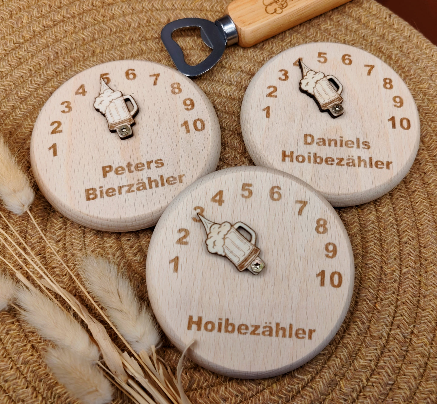 Personalisierter Bierdeckel, Bierzähler